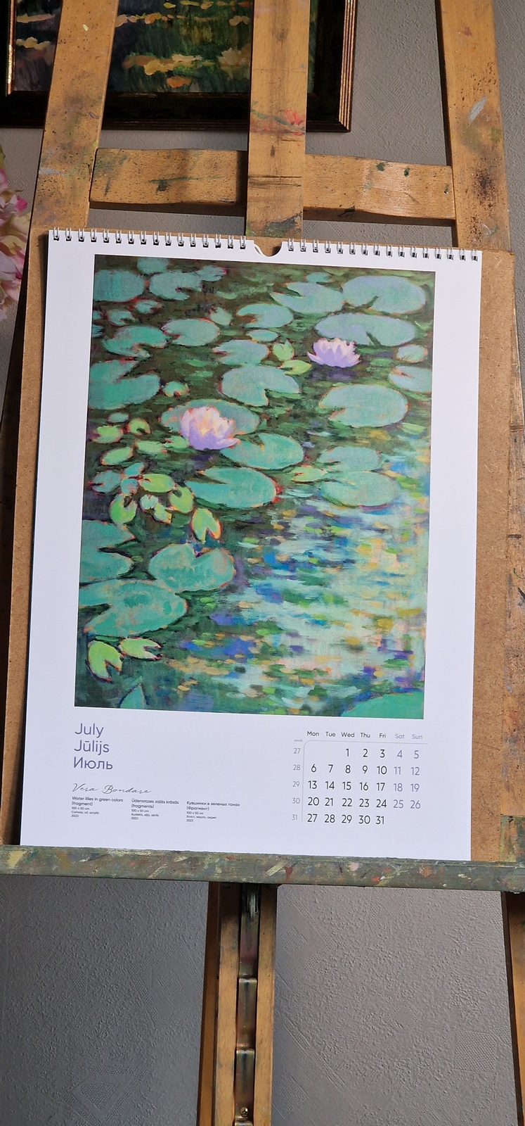 2026 Fine Art Wall Calendar by Vera Bondare VBM251028 20251028 115237 2026  Fine Art Wall Calendar by Vera Bondare - Image 9