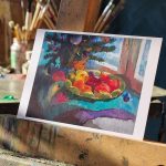 Art Postcard - Still life for New Year