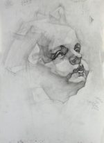 Plaster head of Cupid 2