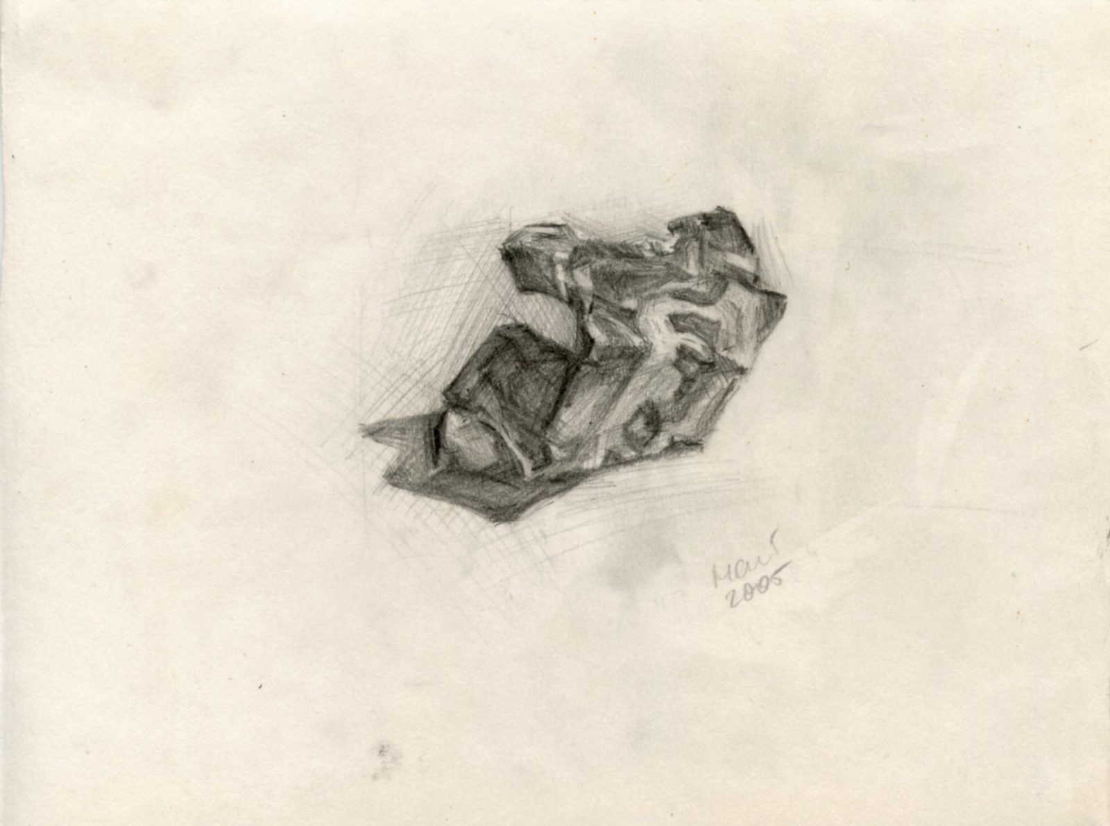 Crumpled gum pack