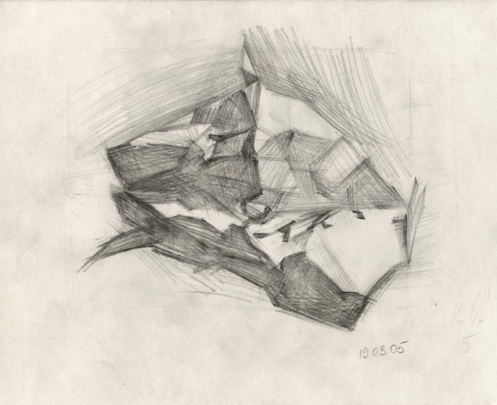 Crumpled piece of paper