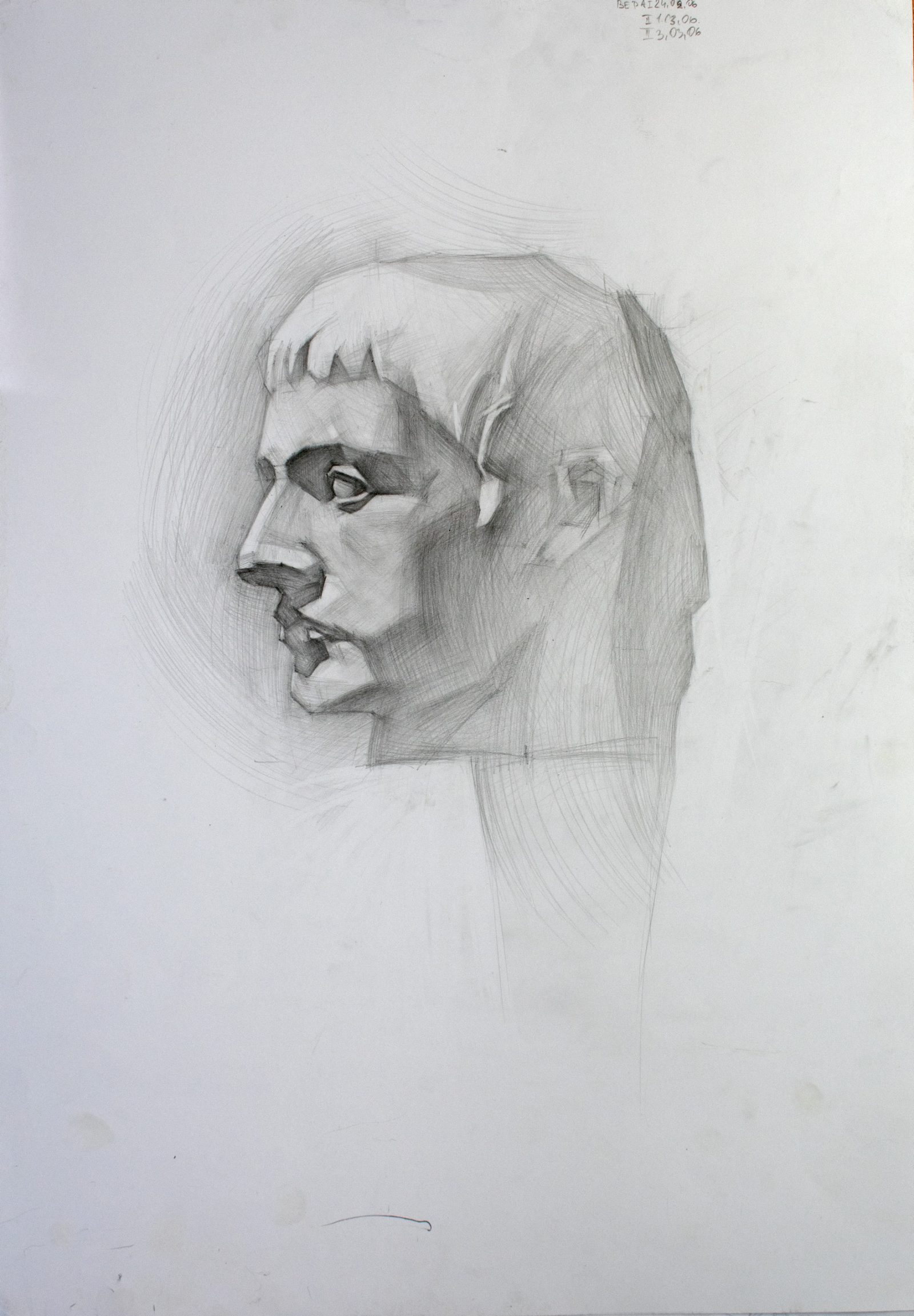Male head 2