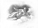 Copy of Rembrandt's "Danae"