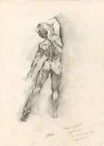 Copy, female figure from the back