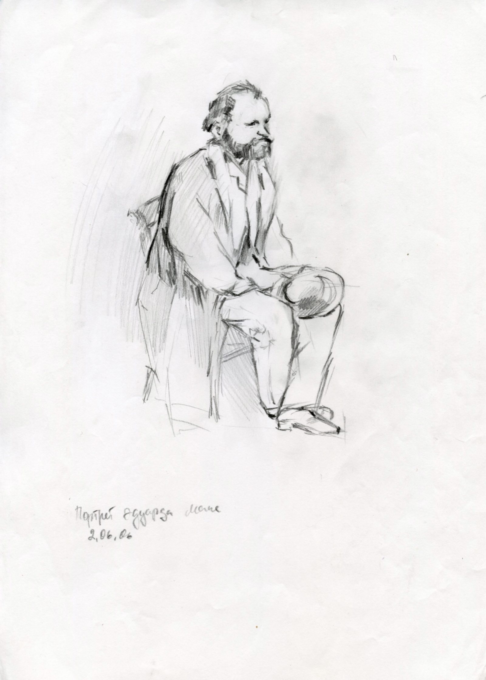 copy, Monet on a chair