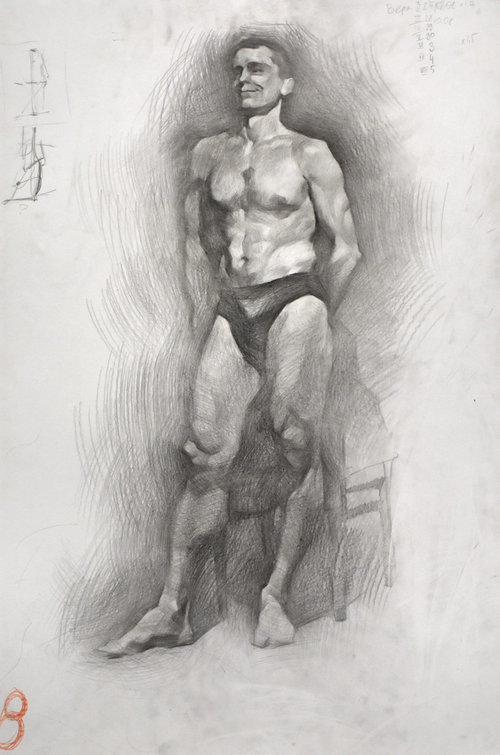 Nude model
