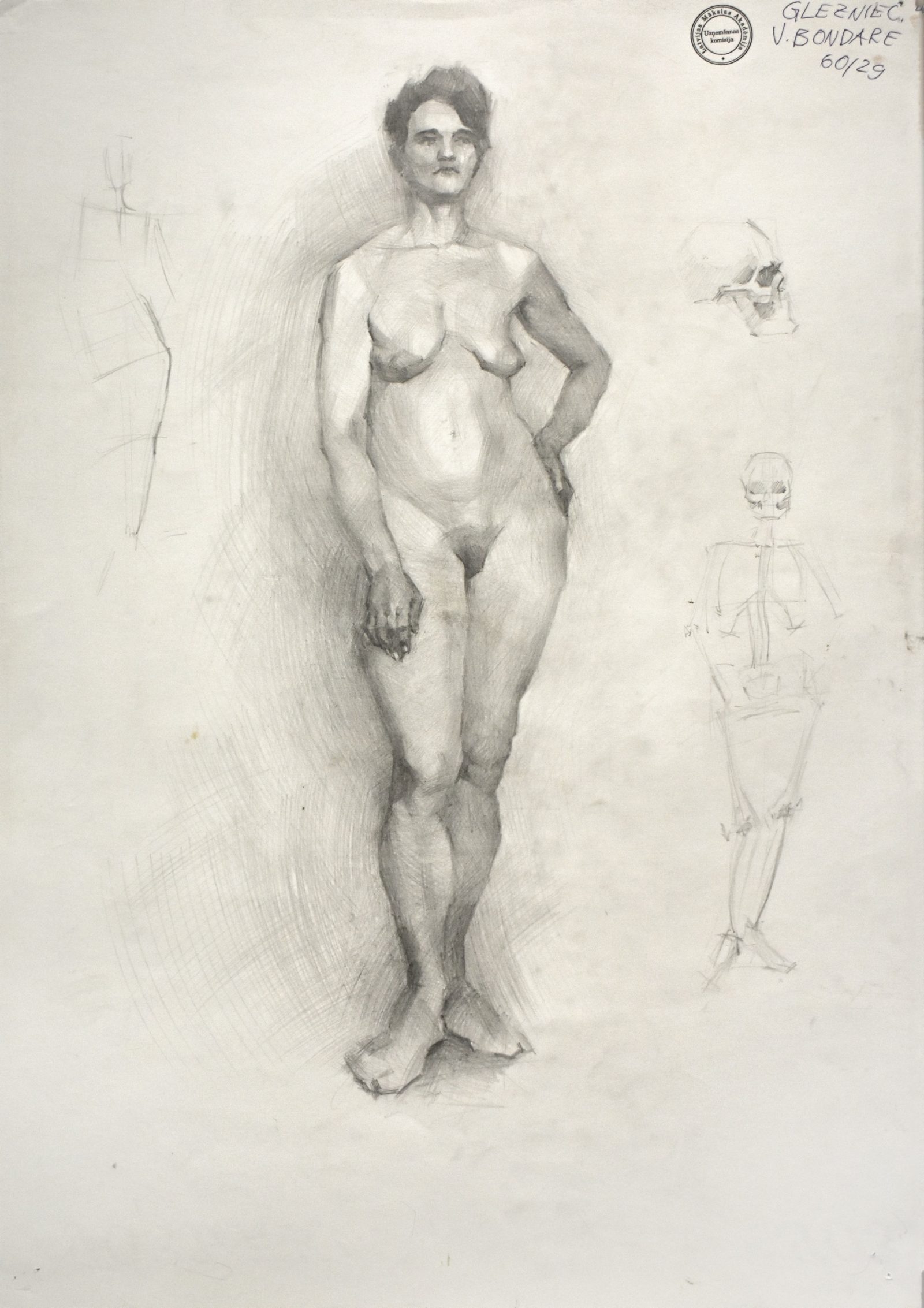 Nude model