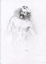 Copy of the work by D. Velasquez - Male Torso