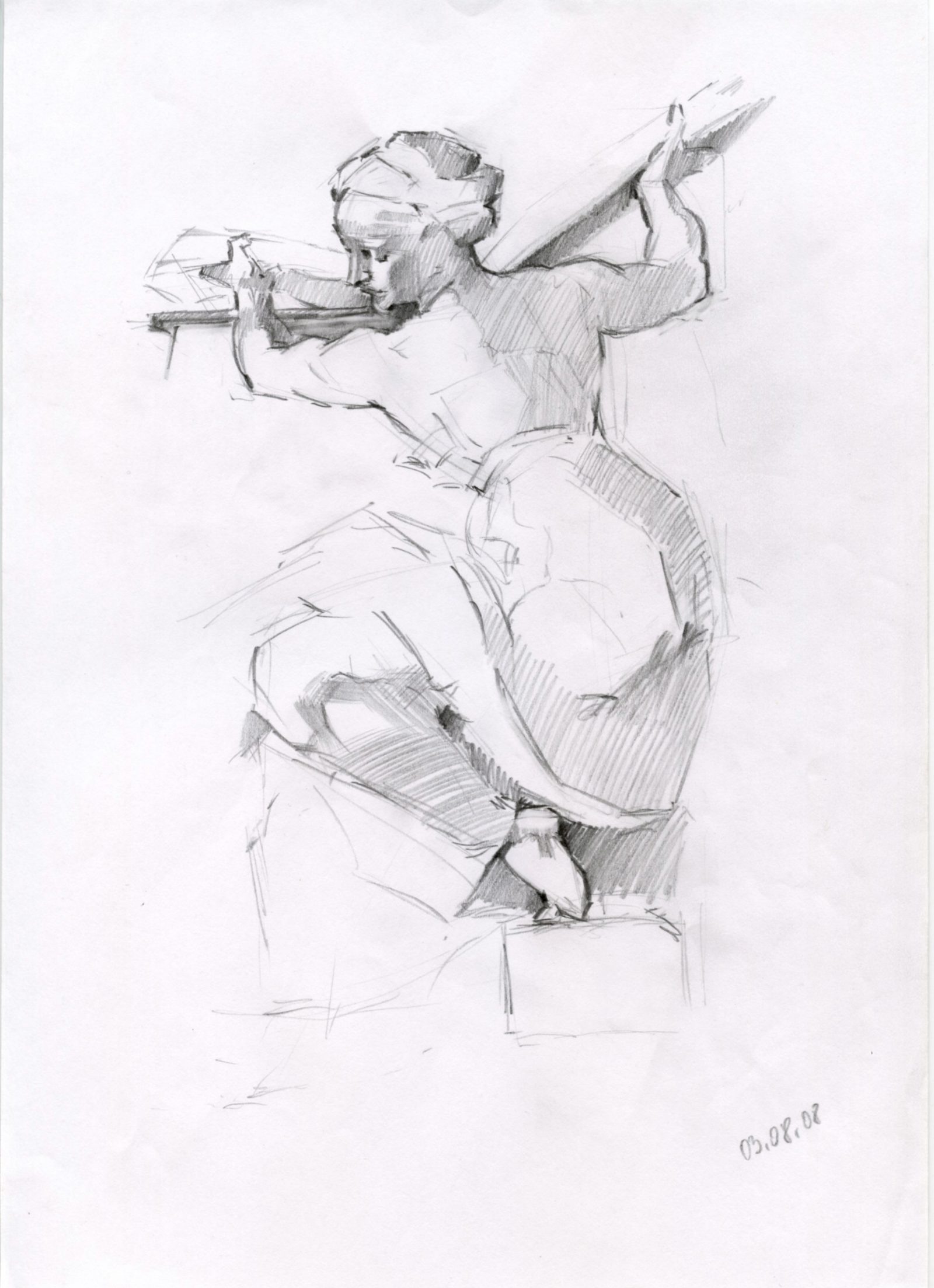 Copy of Michelangelo's drawing