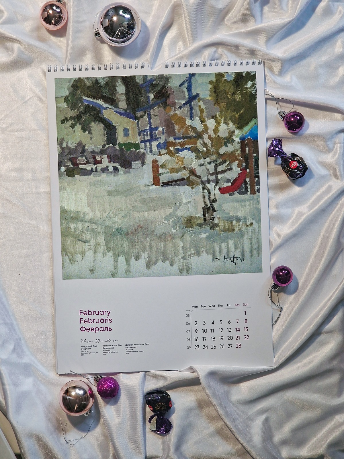 2026 Fine Art Wall Calendar by Vera Bondare VBM251028 M251028 2 2026 Fine Art Wall Calendar by Vera Bondare - Image 3