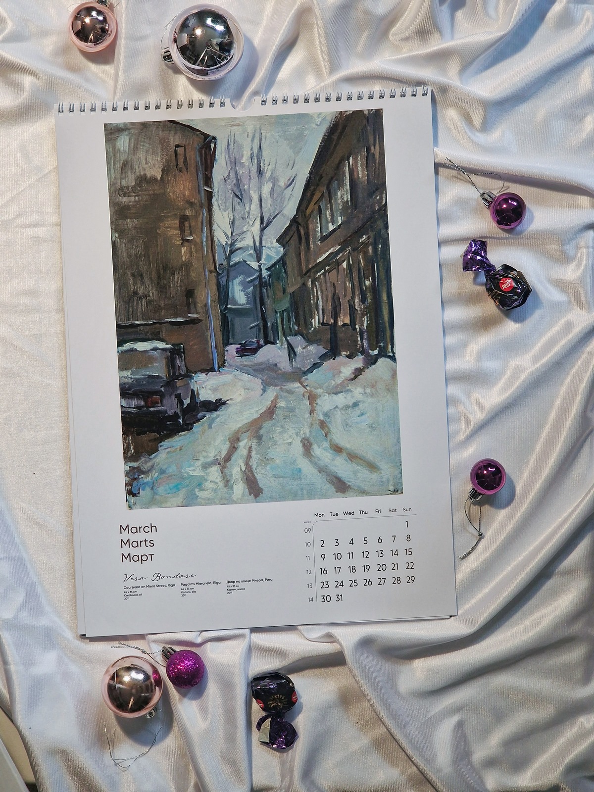 2026 Fine Art Wall Calendar by Vera Bondare VBM251028 M251028 3 2026 Fine Art Wall Calendar by Vera Bondare - Image 4