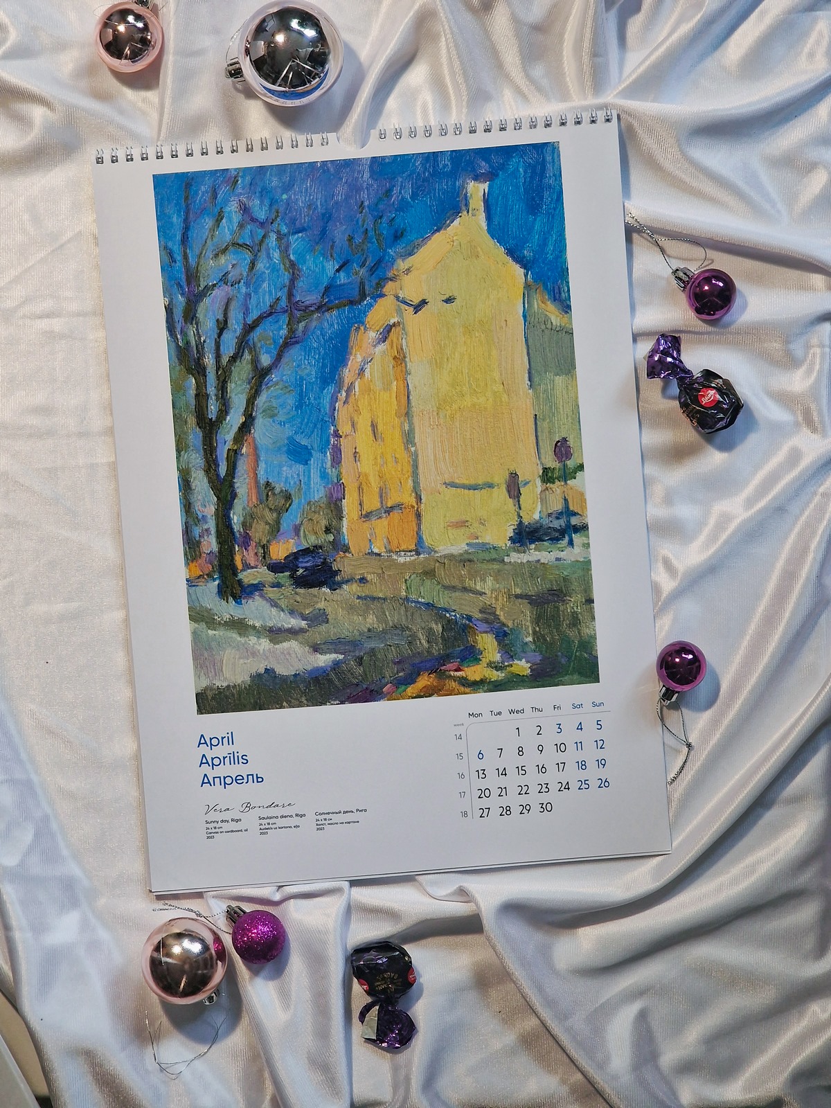 2026 Fine Art Wall Calendar by Vera Bondare VBM251028 M251028 4 2026 Fine Art Wall Calendar by Vera Bondare - Image 5