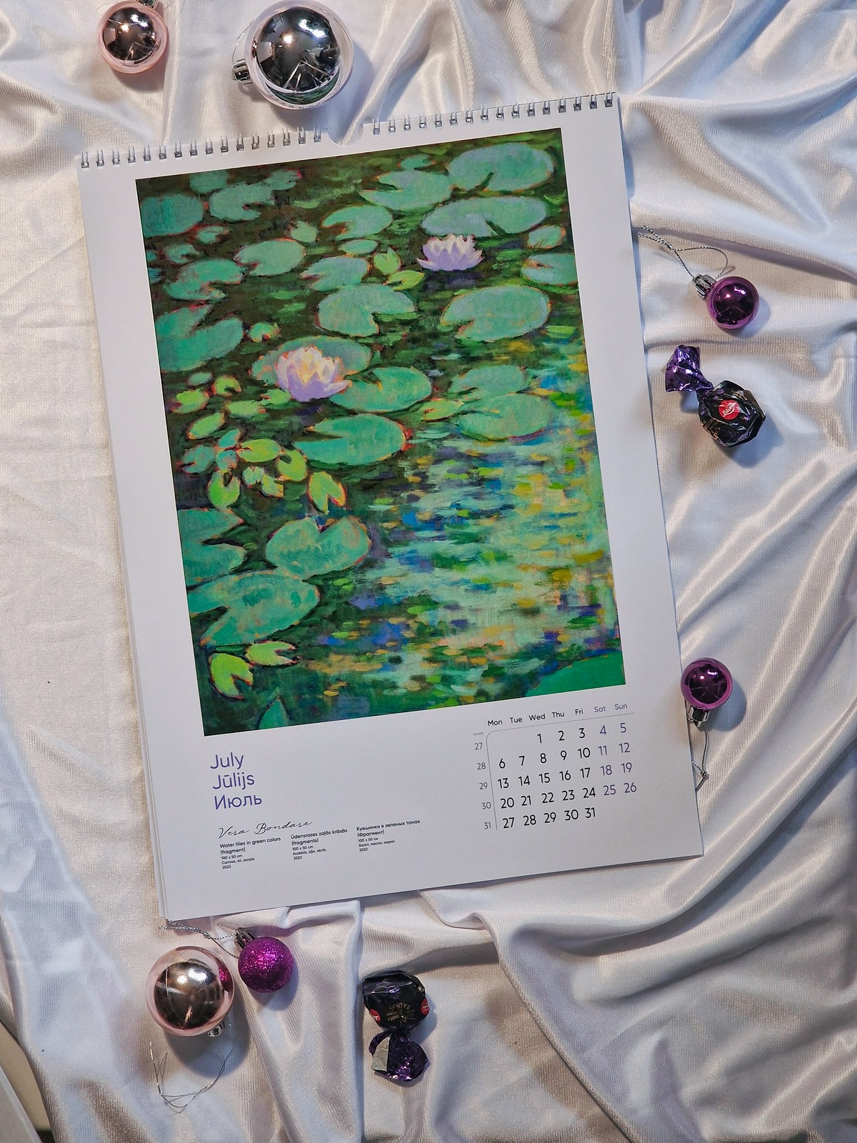 2026 Fine Art Wall Calendar by Vera Bondare VBM251028 M251028 7 2026 Fine Art Wall Calendar by Vera Bondare - Image 8