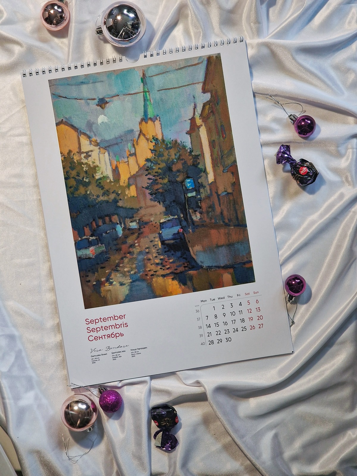 2026 Fine Art Wall Calendar by Vera Bondare VBM251028 M251028 9 2026 Fine Art Wall Calendar by Vera Bondare - Image 10