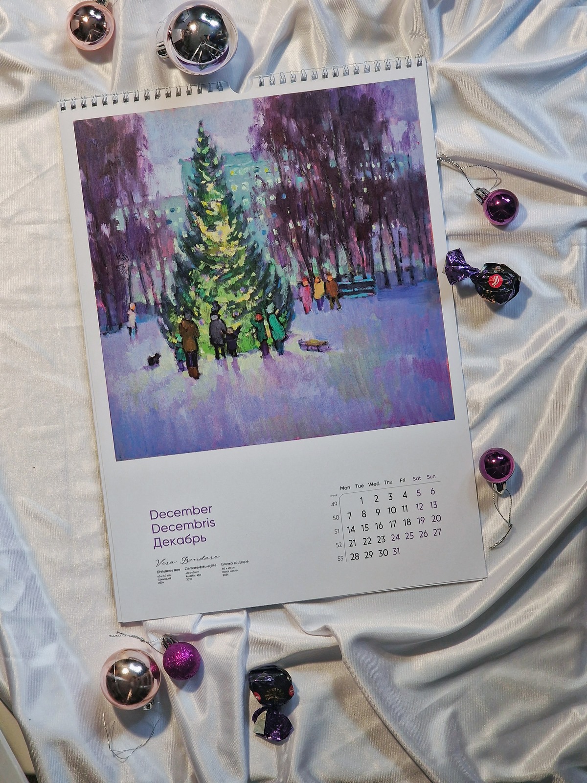 2026 Fine Art Wall Calendar by Vera Bondare VBM251028 M251028 a12 2026 Fine Art Wall Calendar by Vera Bondare - Image 13