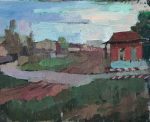Railway crossing, st. Matisa, Riga