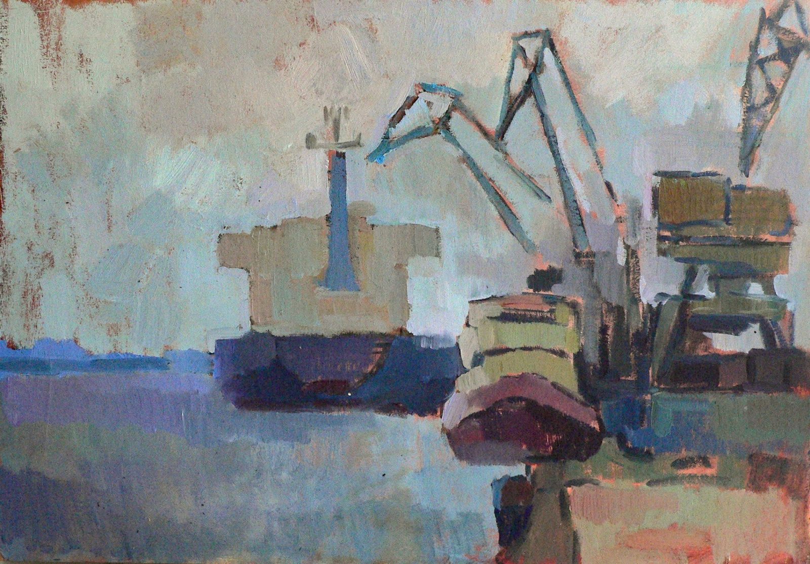 Port, ships, Riga