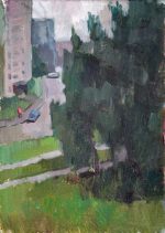 Study, view of the courtyard