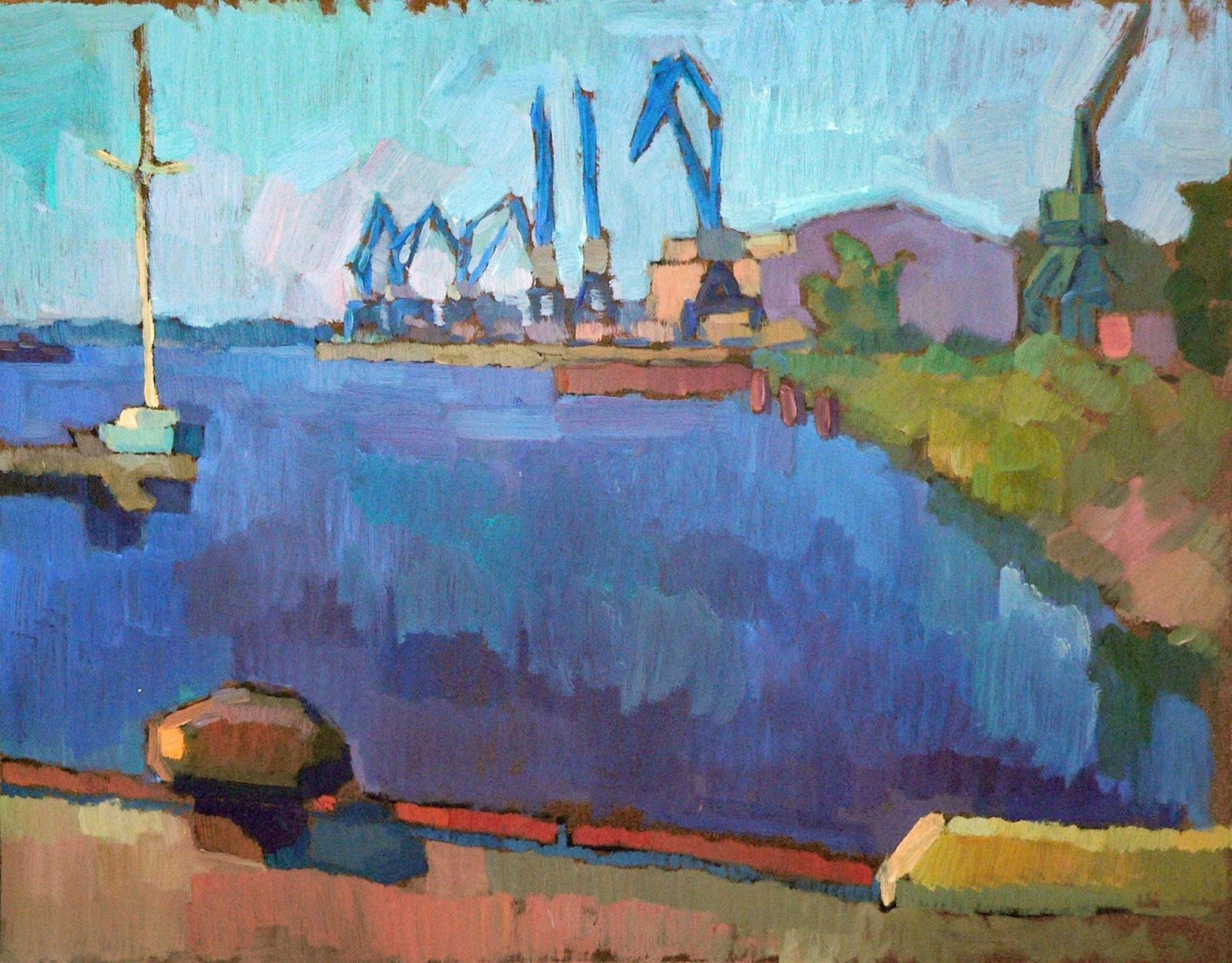 Etude, Riga cargo port, Riga