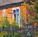 Etude, a small house with a window, Varaklyany