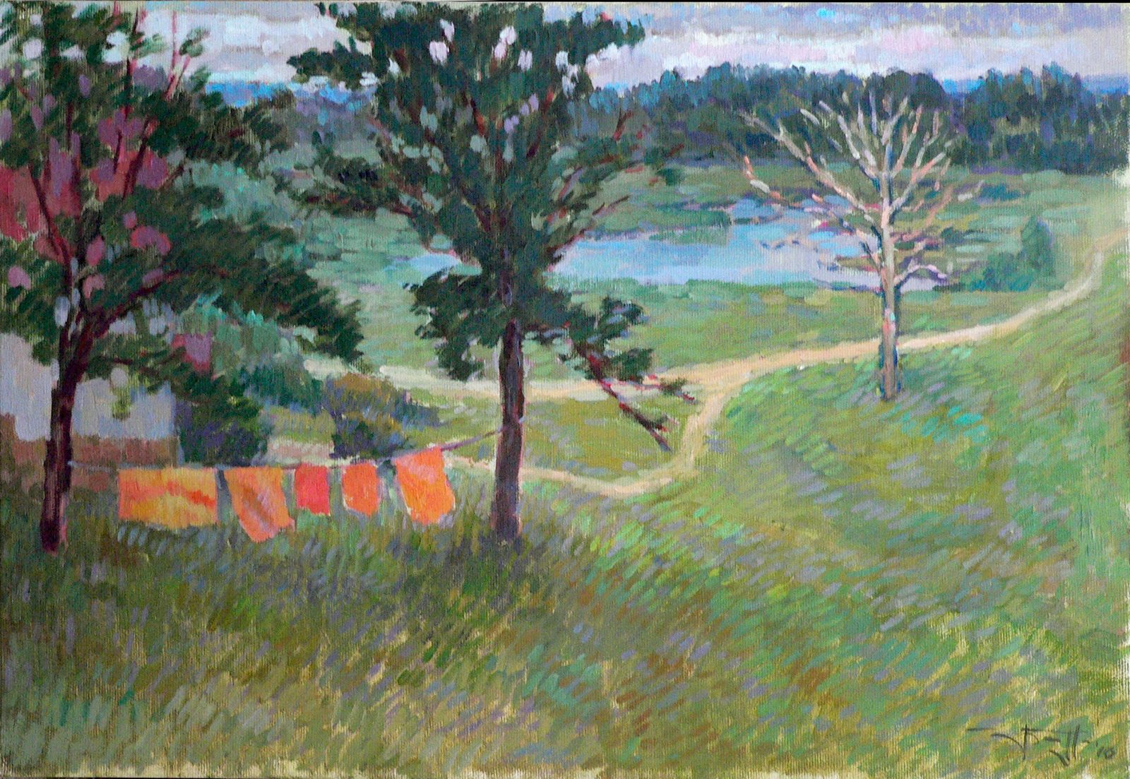 Between life and nature, the River Hill