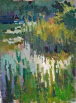 Etude of the pond, Rekju Hill