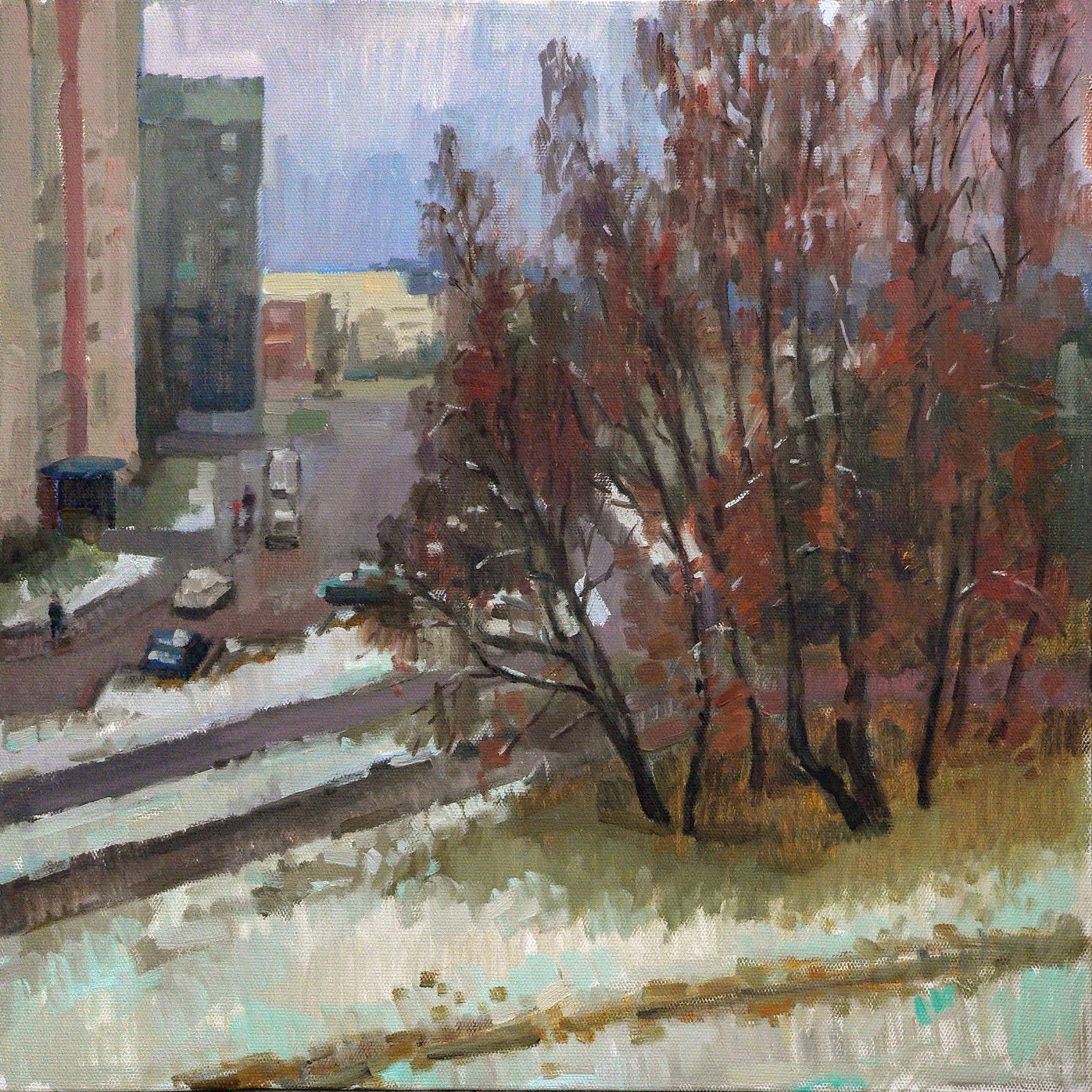 First snow in October