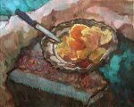Still life with orange