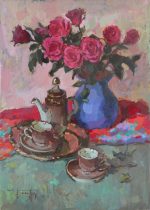 Still life with roses