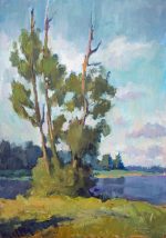Landscape with trees