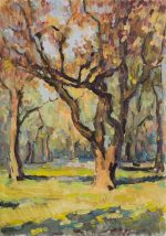 Trees in the park, Ziedondarzs
