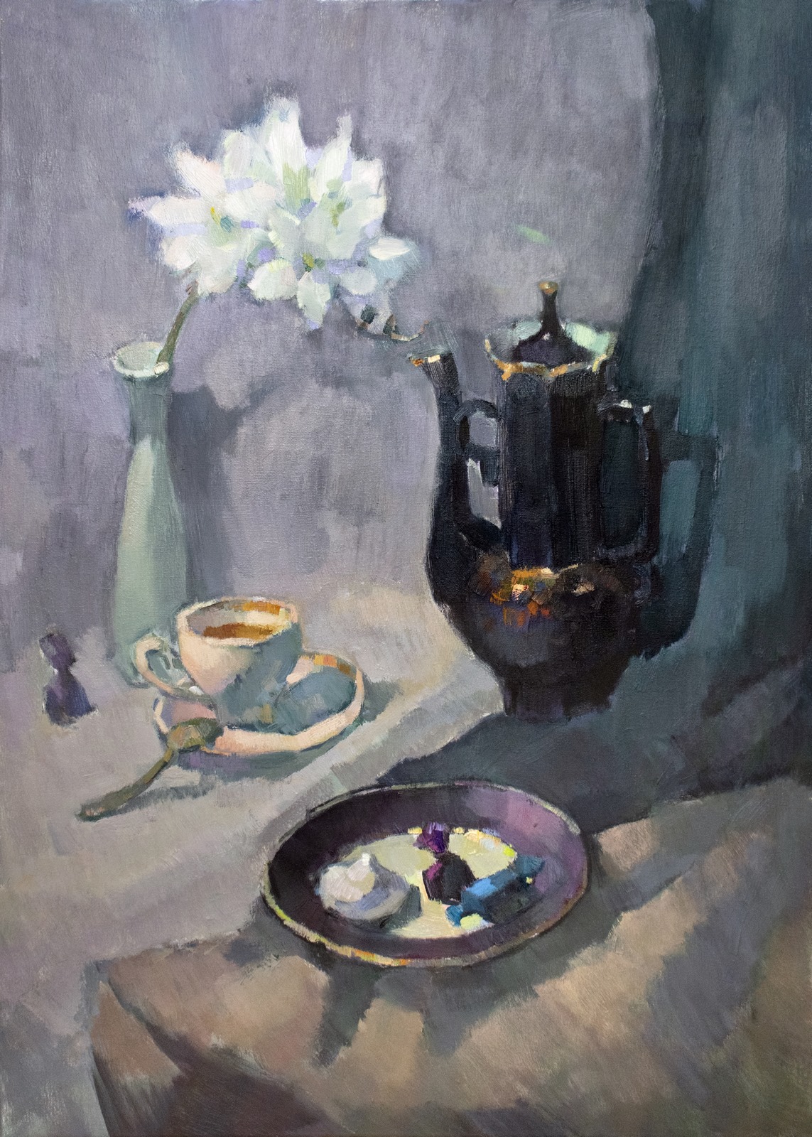 Still life with blue teapot VBP190301 P190301 Still life with blue teapot