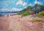 A ship, Kolka, beach