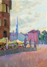 The old city of Riga. Dome Square