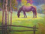 A horse