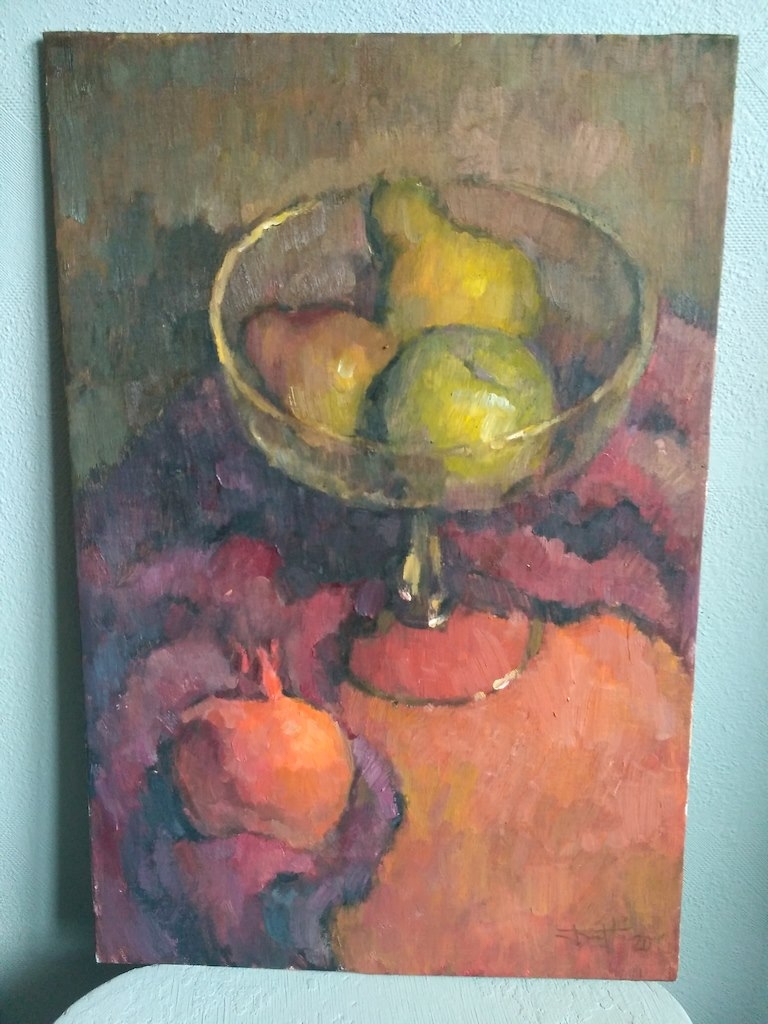 Still life with pears, apples and a garnet VBP200301 P200301 4 Still life with pears, apples and a garnet - Image 5