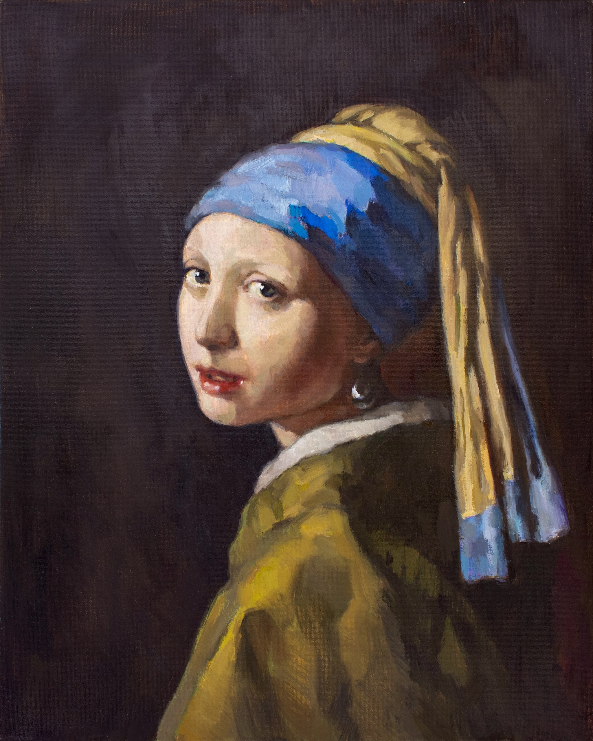 Jan Vermeer. Girl with a pearl earring. Copy VBP200501 P200501 Jan Vermeer. Girl with a pearl earring. Copy