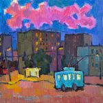 My last trolleybus, take me to my beloved, me and he will meet the dawn together.