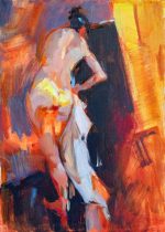 Nude. Copy from Iryna Yermolova's painting.