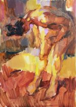 Nude. Copy from Iryna Yermolova's painting.3