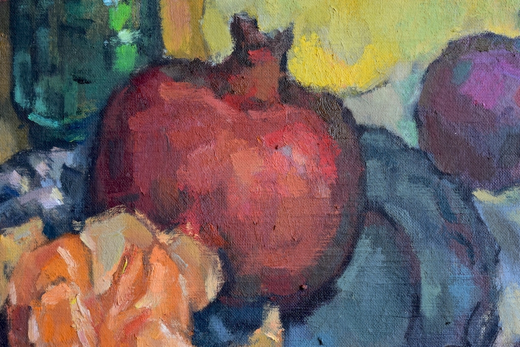 Still life with pomegranate and orange VBP220201 P220201 8 Still life with pomegranate and orange - Image 9