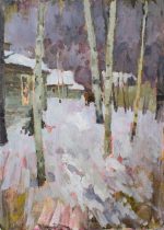 Copy of Lokhmatova's painting
