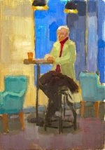 In the cafe