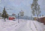 Winter Railway, Riga