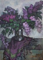 Bouquet of purple lilac