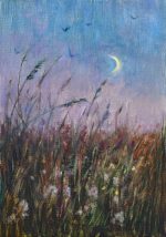 Evening Sky and Moon
