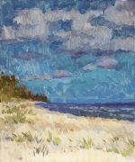Kolka, the sea in the afternoon