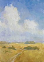 Etude of Tranquil Fields of Late Summer Painting