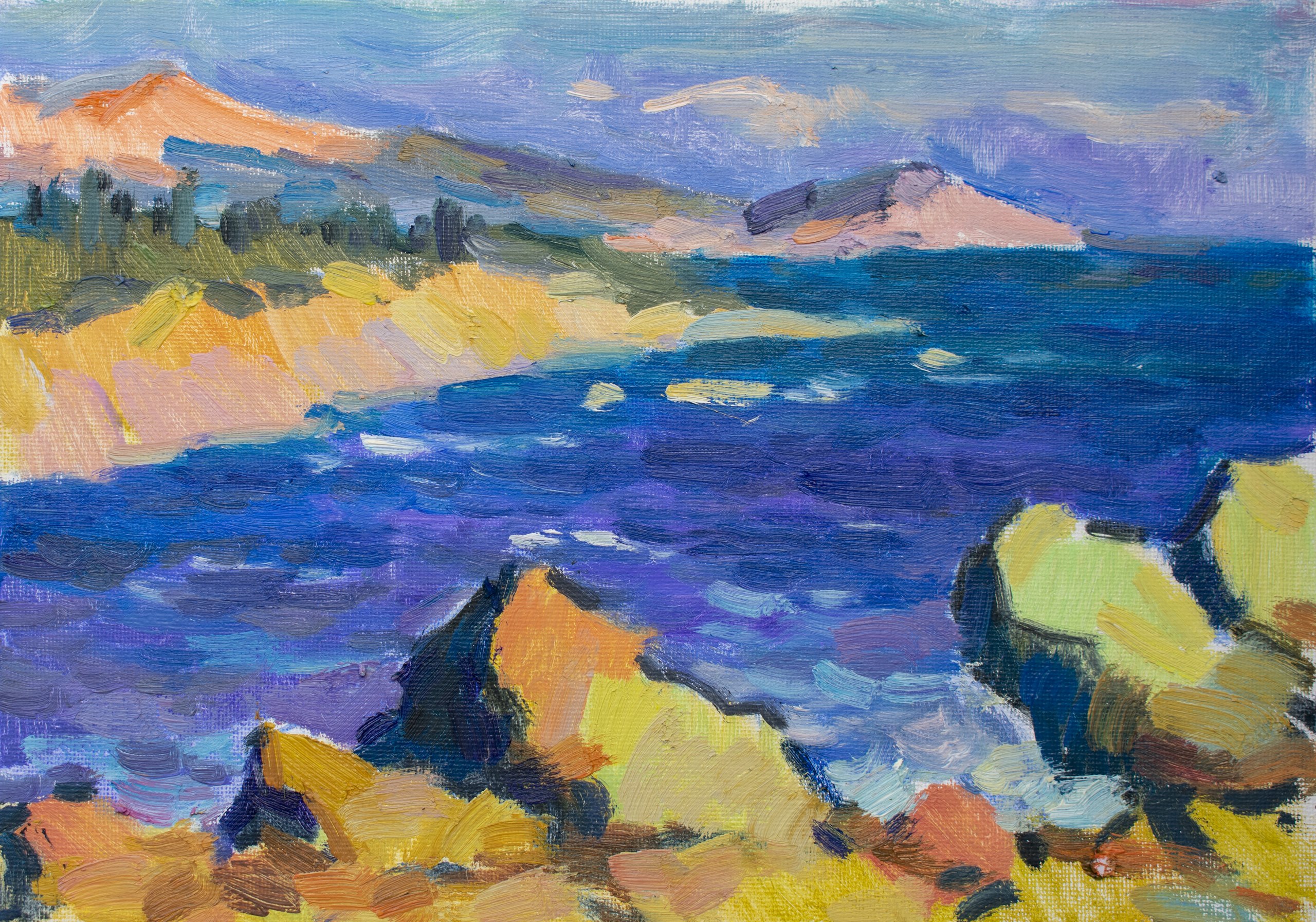 Sea. Copy of artwork of unknown artist. VBP241005 P241005 Sea. Copy of artwork of unknown artist.