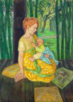 Mother with here child
